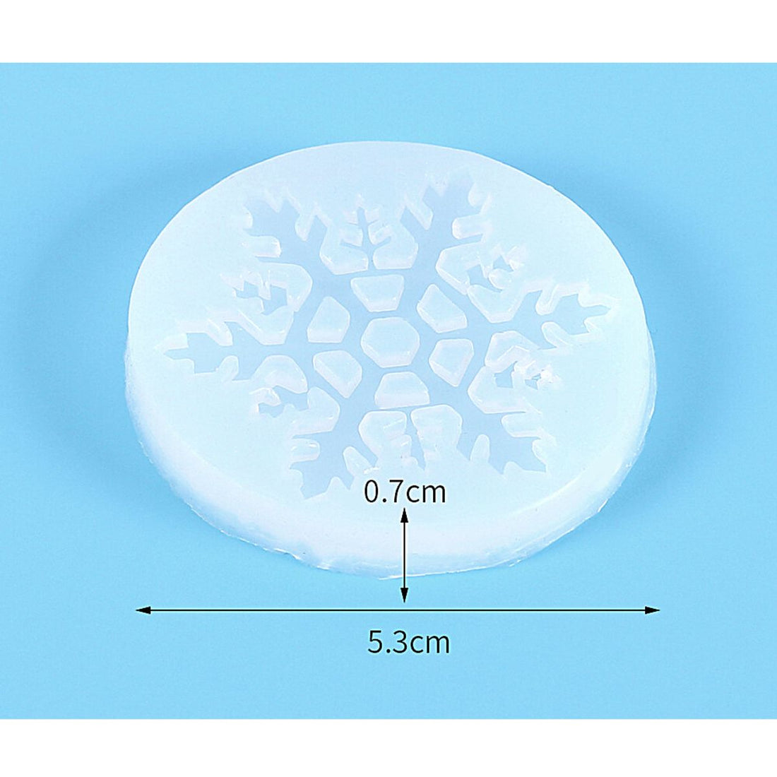 Snowflake Resin Silicone Mold