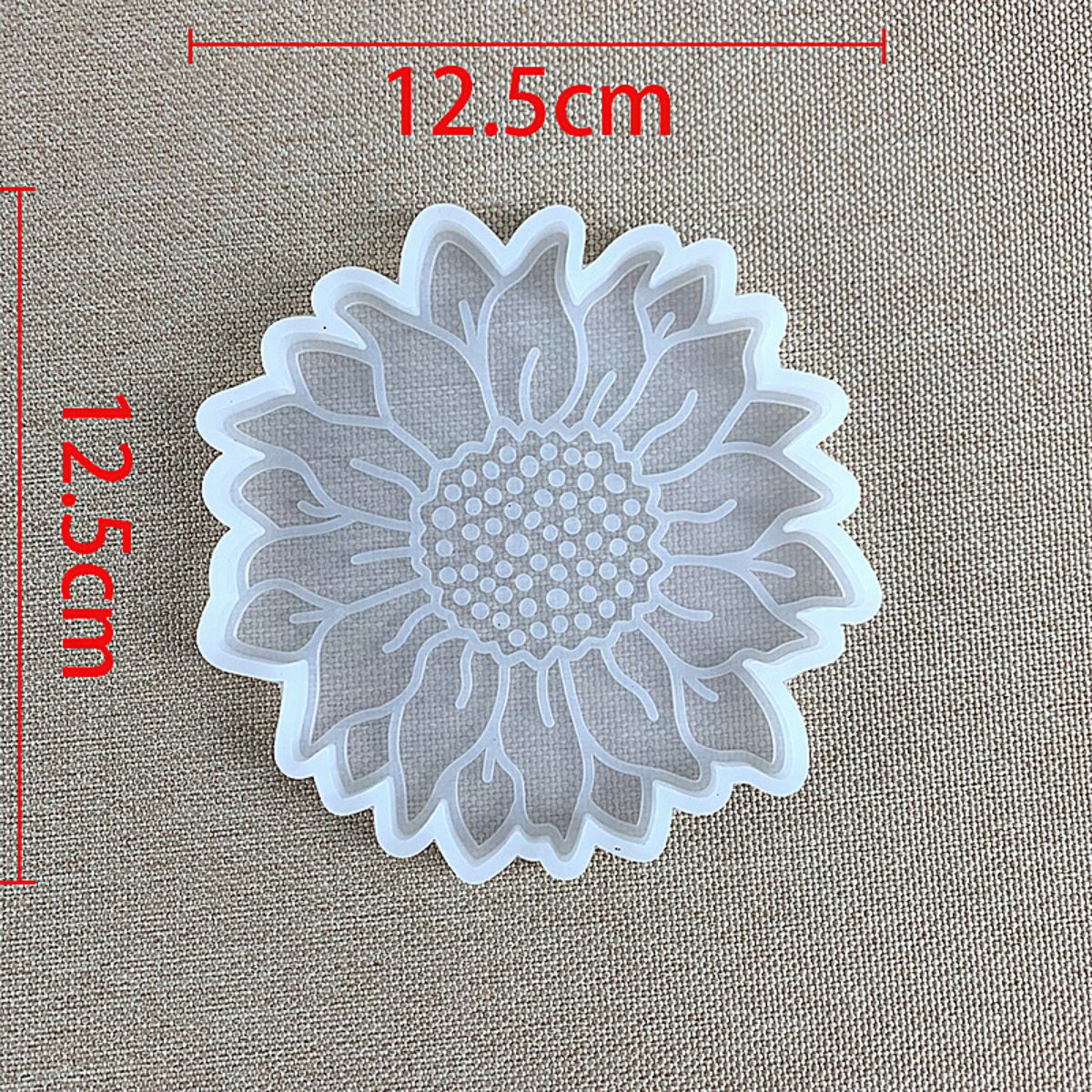 sunflower silicone mold