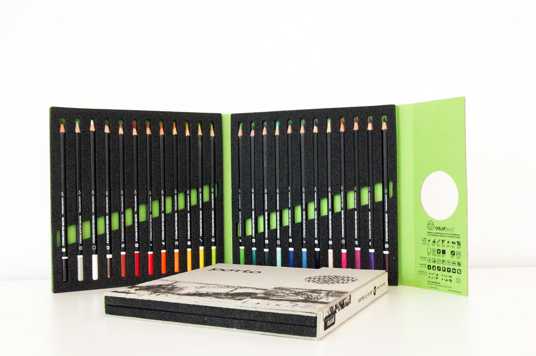 Viarco Silk Screen Series Water Colour Pencil Set 24