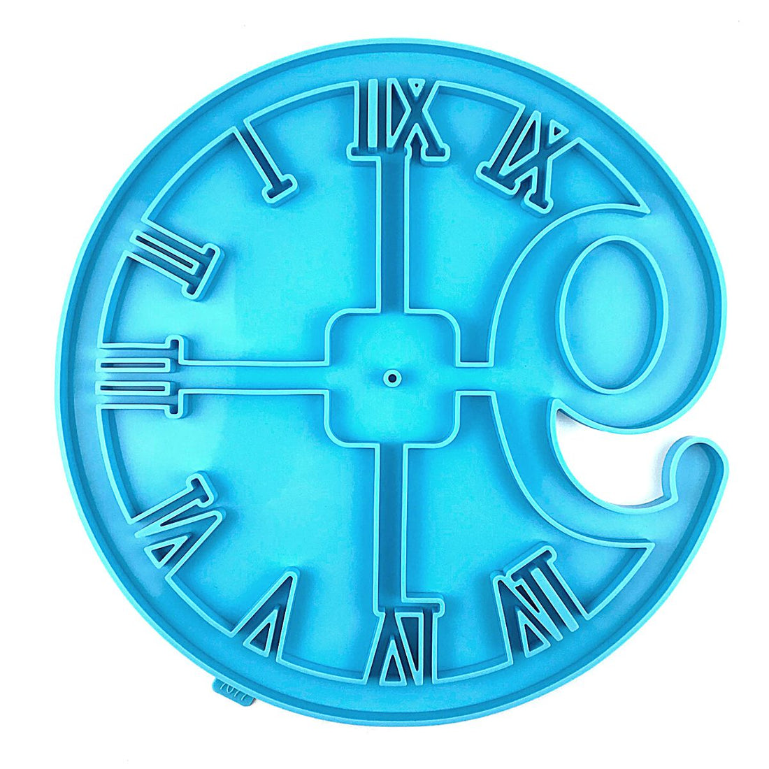 Wall Clock Silicone Resin Mold With Movement Mechanism